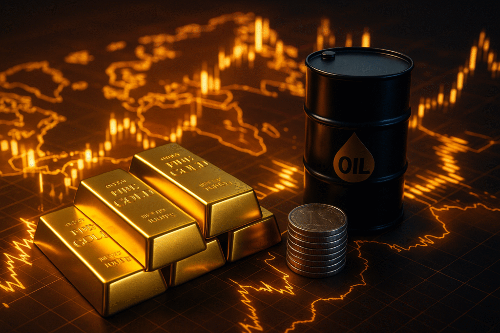commodities supercycle 2025, gold safe haven, silver investment, oil market analysis