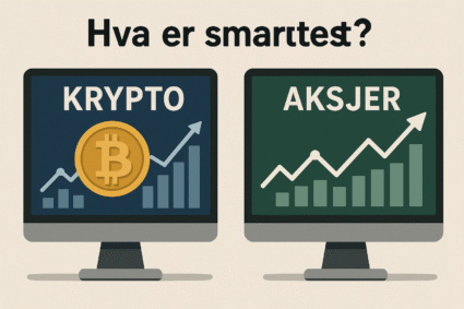 Krypto eller aksjer? Hva lønner seg i 2025: Skal du gå for Bitcoin eller Oslo Børs?