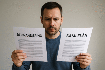 Forskjellen mellom refinansiering og samlelån