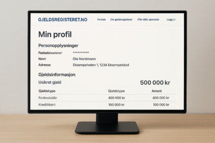 Slik fungerer gjeldsregisteret – og hvordan du sjekker deg selv
