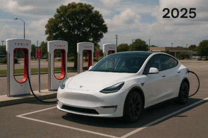 Tesla opplever nedgang i det amerikanske elbilmarkedet