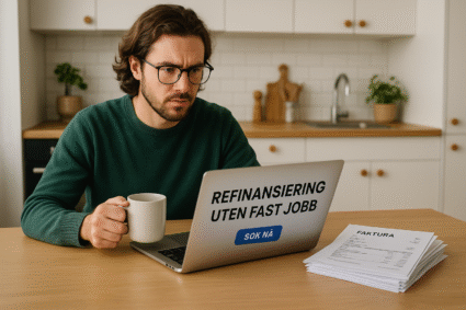 Refinansiering uten fast jobb: Veien til lån i 2025