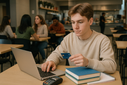 Kredittkort for studenter i 2025: Her får du lav rente og fordeler