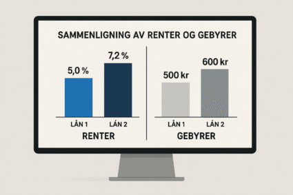 Billigste forbrukslån i Norge 2025 – Vi har funnet dem
