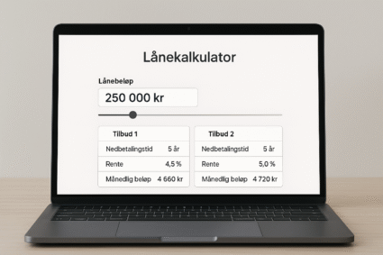 Sammenligne forbrukslån med kalkulator – Slik gjør du det enkelt