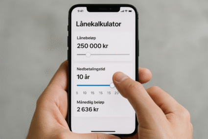 Bruk lånekalkulator før du søker – slik sparer du tusenlapper