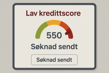 Forbrukslån med lav kredittscore – er det mulig?