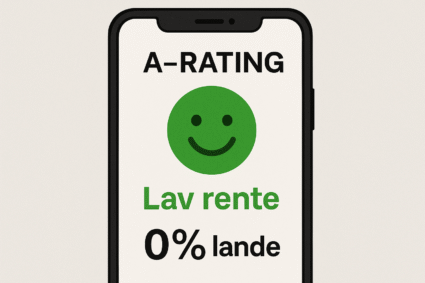 Lån uten sikkerhet med høy kredittrating – Få bedre renter