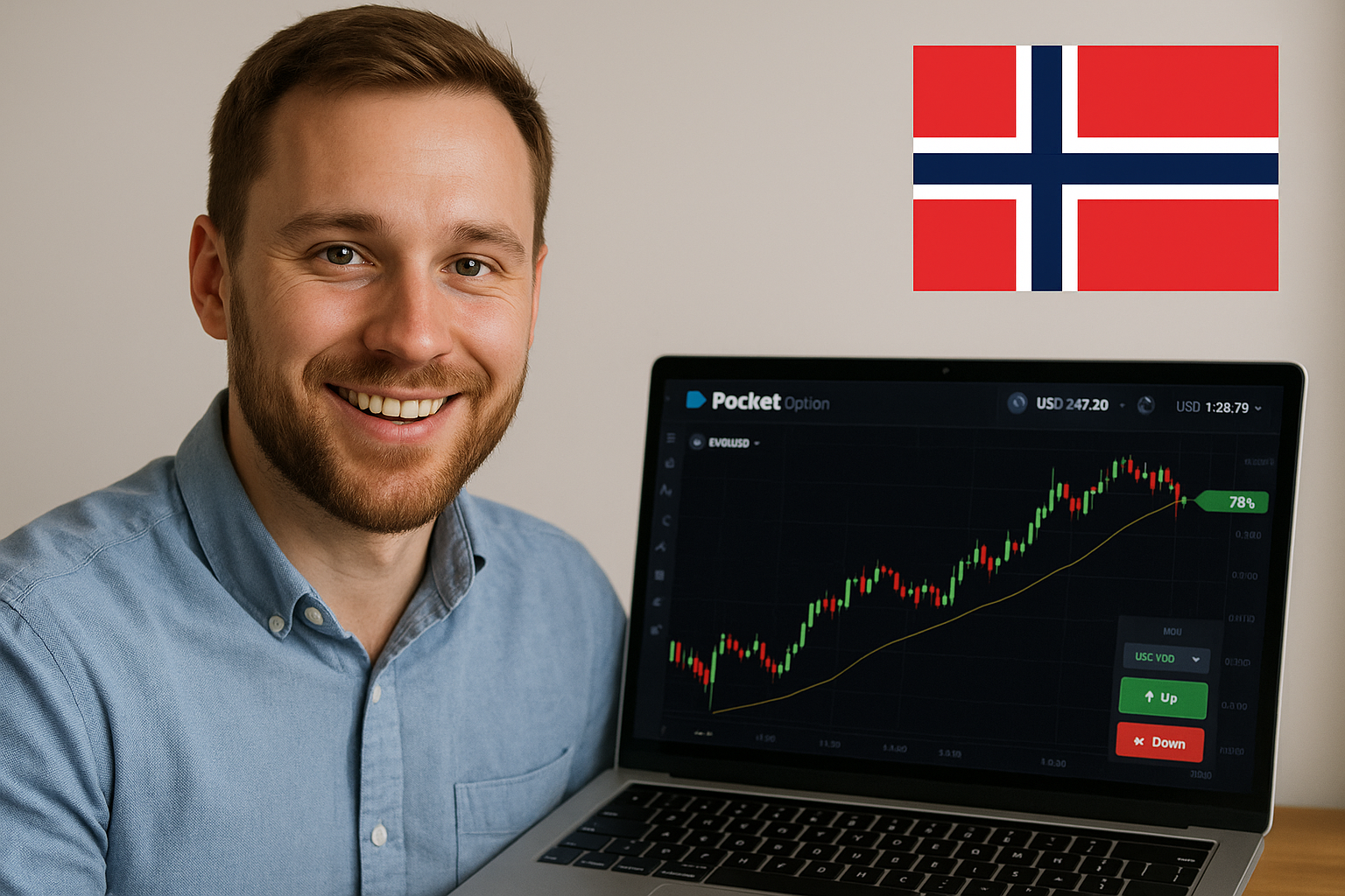 Beste Binary Options Megler for Nordmenn i 2025