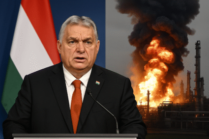Viktor Orbán antyder Ukraina kan stå bak raffineribrann i Ungarn