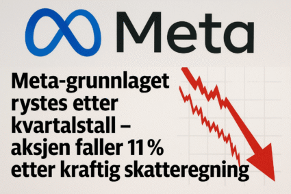 Meta-aksjen Stuper Etter Tallslipp – Wall Street Starter i Rødt