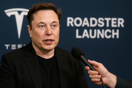 Elon Musk med ny avsløring – lover historisk Roadster-avduking