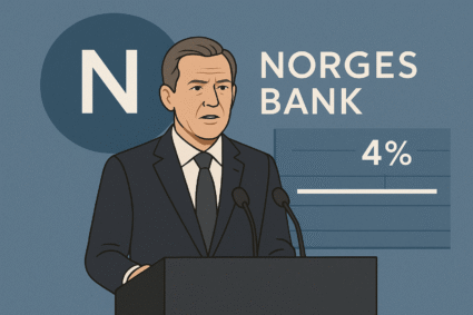 Norges Bank rente holdes uendret – åpner for økning, men venter kutt neste år