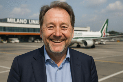 Kjell Inge Røkke i Milano før Italia-Norge