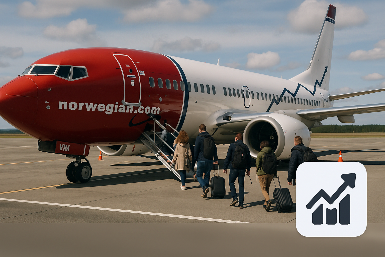 Oppgang på Oslo Børs: Norwegian Faller Etter Svake Trafikktall