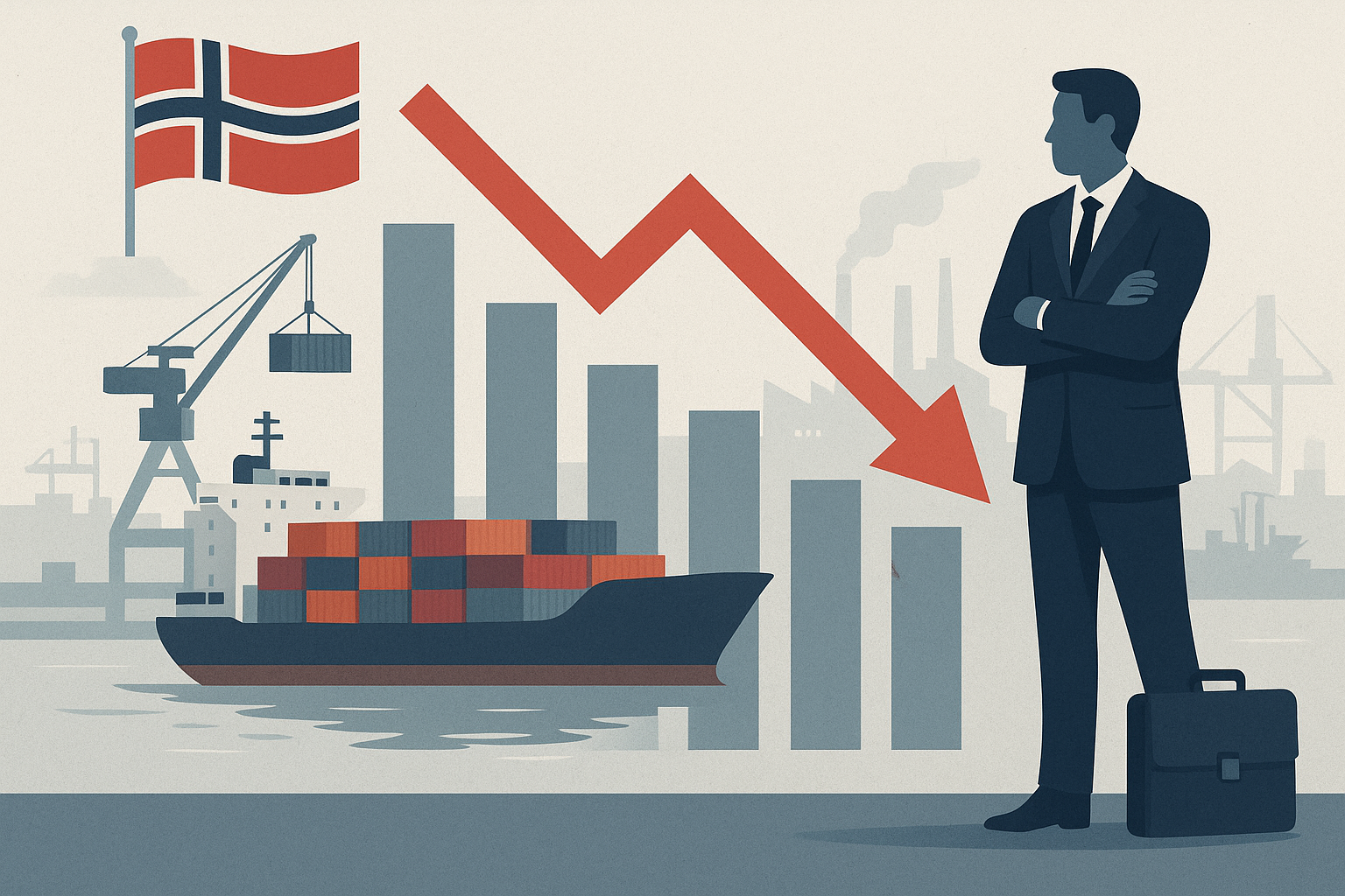 Norsk eksport faller på grunn av svak global etterspørsel: Hva betyr dette for næringslivet i 2026