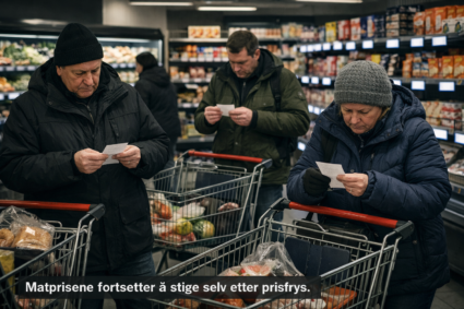 Matprisene fortsetter å stige selv etter prisfrys og det setter privatøkonomien under nytt press