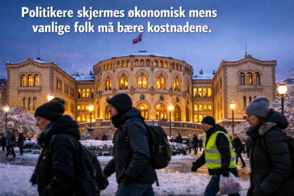 Politikere skjermes økonomisk mens vanlige folk må bære kostnadene og forskjellen blir stadig tydeligere
