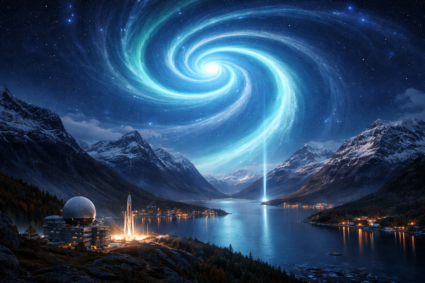 Mystisk lysfenomen over Norge forklart dette betyr romaktiviteten for norsk økonomi i 2026