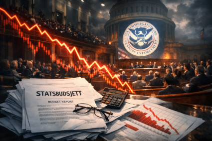 Remoção de proteção a cidadãos na verba do ICE aumenta risco de shutdown e incerteza económica em 2026