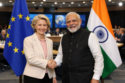 EU und Indien schließen historisches Handels- und Sicherheitspartnerschaftsabkommen über 1,88 Billionen Euro