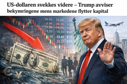 El dólar estadounidense prolonga su caída mientras Trump minimiza las preocupaciones y los mercados reevalúan el riesgo global