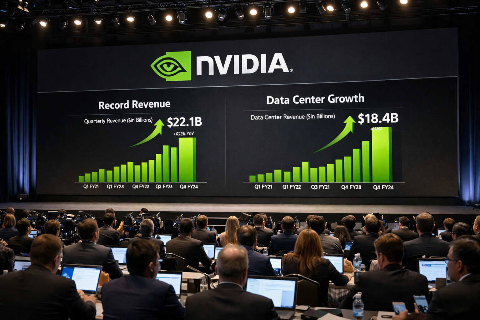 Nvidia leverer rekordtall for fjerde kvartal og regnskapsåret 2026 mens AI etterspørselen eskalerer